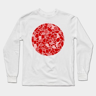 Mosaico Gaudi Rojo Long Sleeve T-Shirt